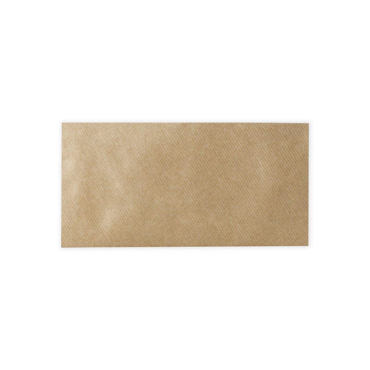 110x220mm DL rjava rebrasta denarnica Gumirano Plain 100gsm tkane kuverte