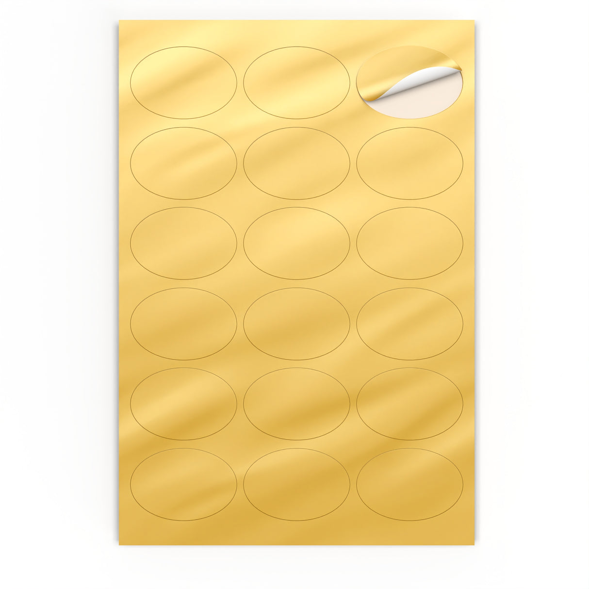 Ovalne samolepilne etikete