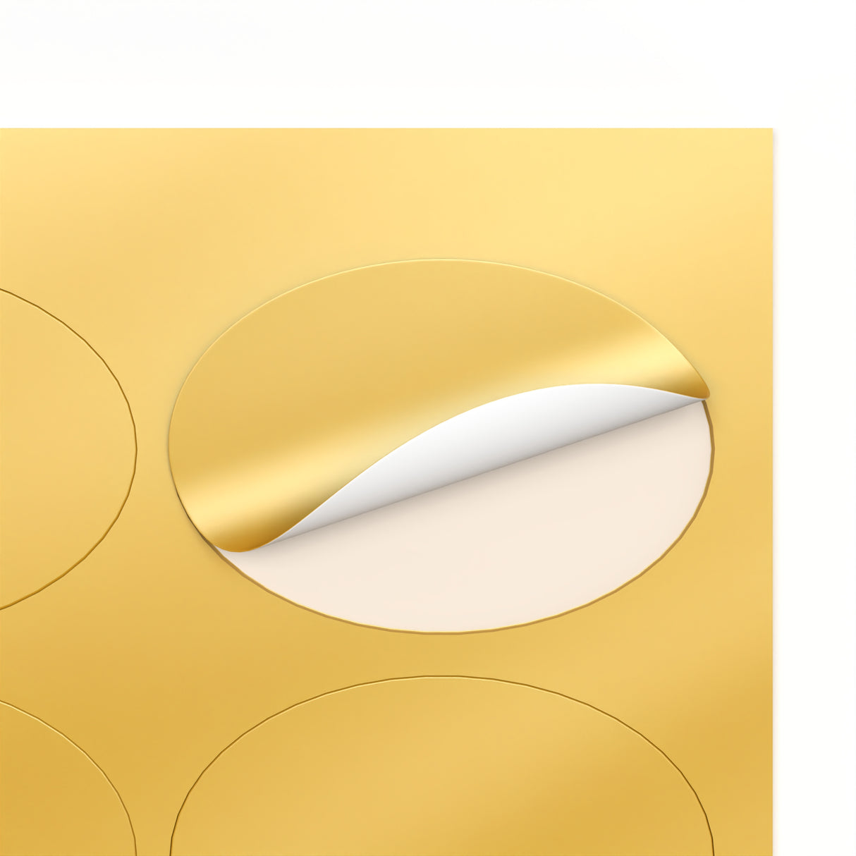 Ovalne samolepilne etikete