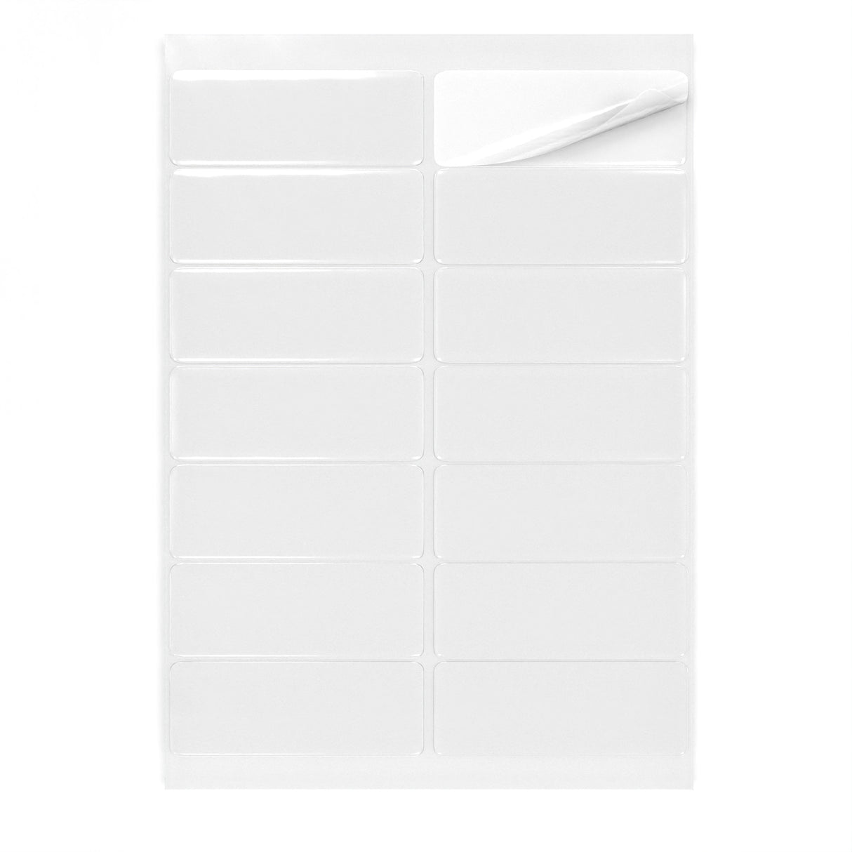 Pravokotne samolepilne etikete