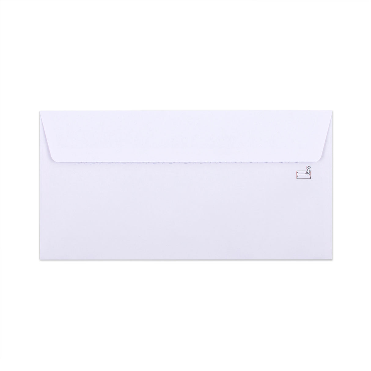 Bela ovojnica z notranjim tiskom – z okencem 115x225 mm (DL+) 90gsm