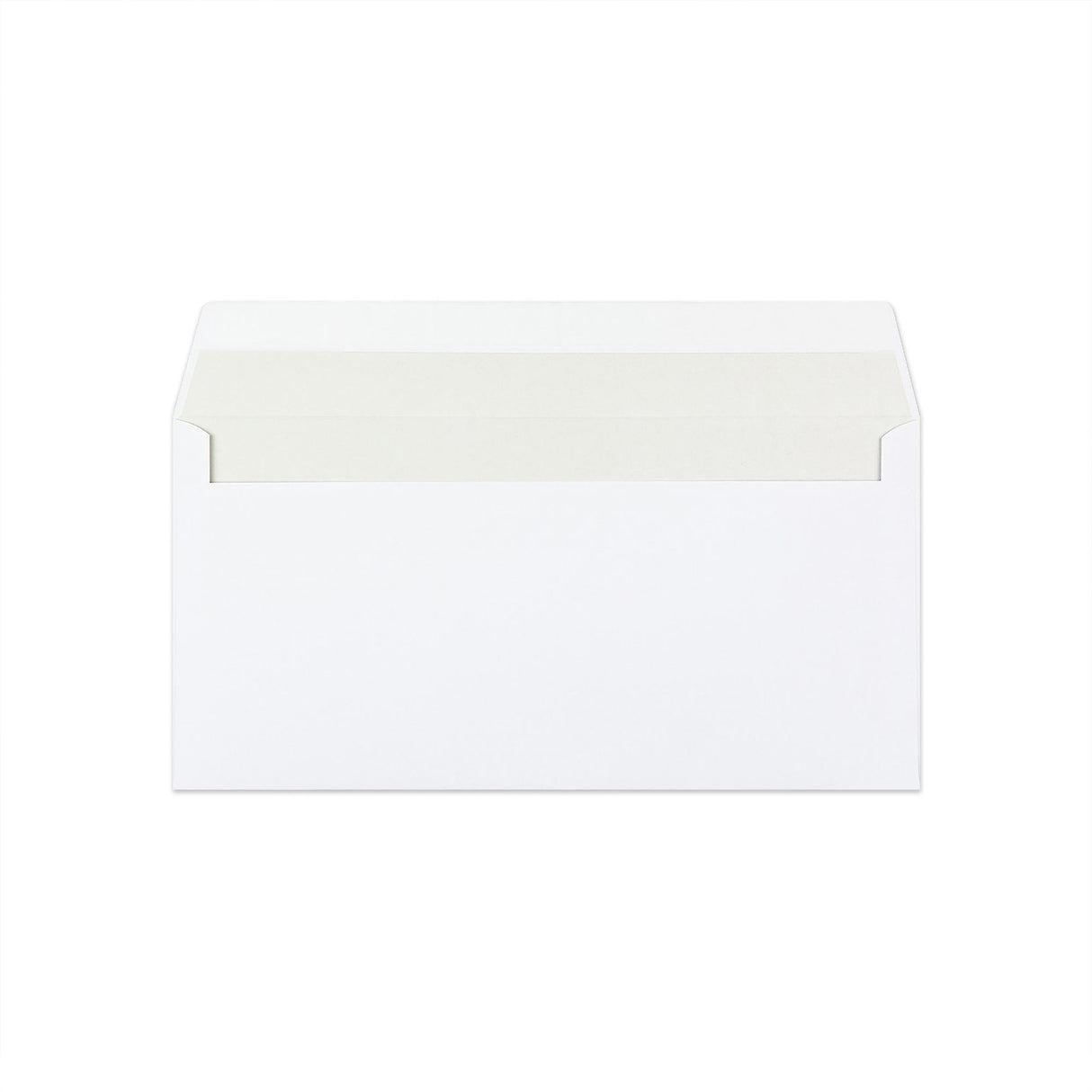 110x220mm DL Bela denarnica Peel & Seal okno (35x90mm 18up 19lhs) 120gsm Sivo pranje neprozorne ovojnice
