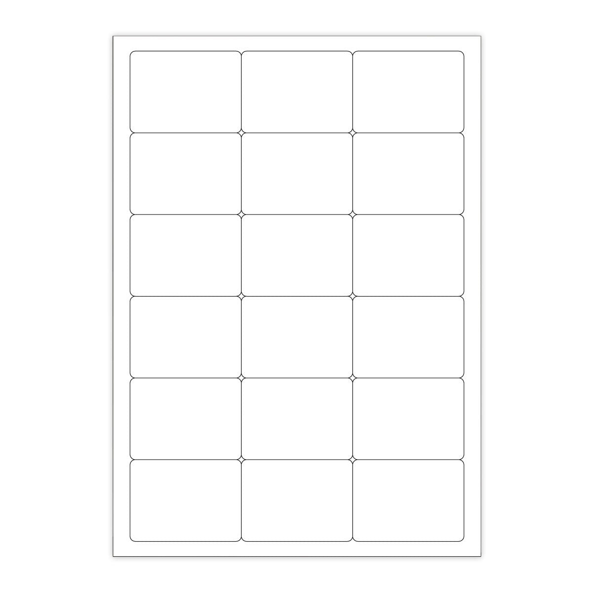 Bele samolepilne etikete