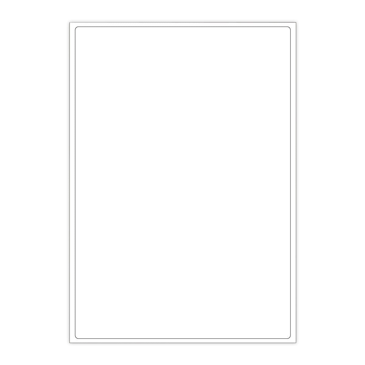 Bele samolepilne etikete