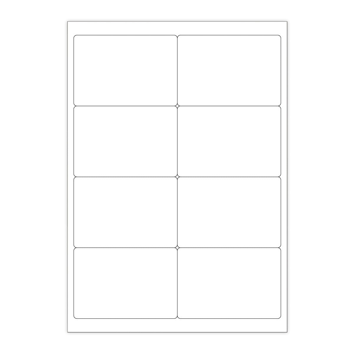 Bele samolepilne etikete