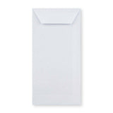 220x110mm DL White Pocket Gummed 90gsm Opaque Wove Envelopes