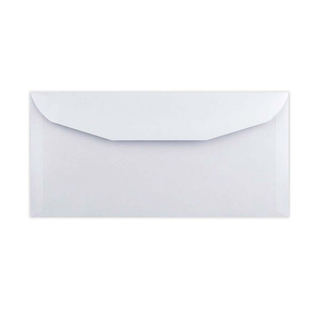 White Opaque Gummed Business Envelope (114 x 235mm)
