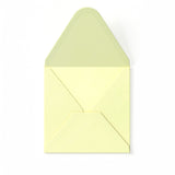 Slonokoščena kuverta s kladnim vzorcem 110 x 110 mm