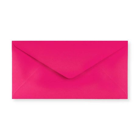 110x220mm DL FUSCHIA PINK WALLET GUMMED PLAIN 100GSM