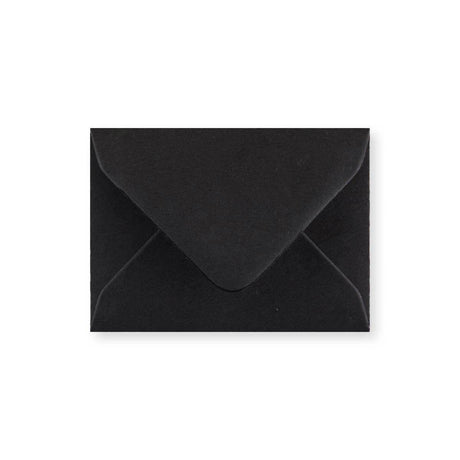70x100mm BLACK WALLET GUMMED PLAIN 100GSM WOVE