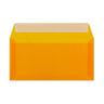 Coloured Translucent Envelopes Orange 110 x 220 mm (DL)