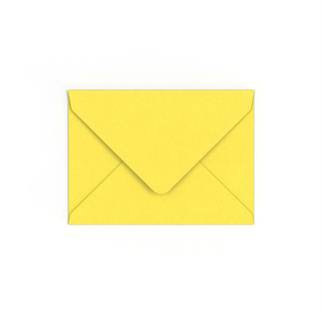 Sunflower Yellow British Made Gummed Envelope (133 x 184mm)