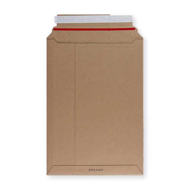 Manila Brown Peel & Seal Rigid Board Mailers Envelope (340 x 235mm)