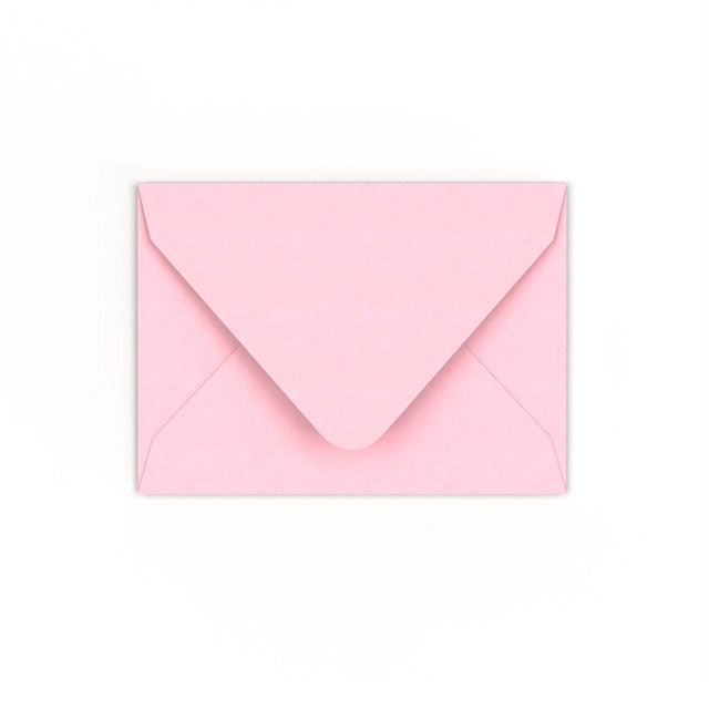 C7 Pale Pink Gummed V-Flap Envelope (82 x 113mm)
